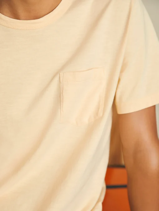 Fashion Sunwashed Pocket Tee - T-Shirts & Henleys