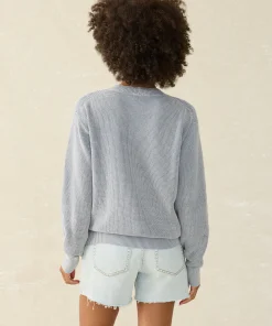 Hot Sunwashed Relaxed Sweater - Women Sweaters|Hoodies & Sweatshirts