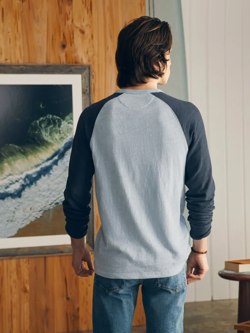 Best Sunwashed Slub Crew - T-Shirts & Henleys