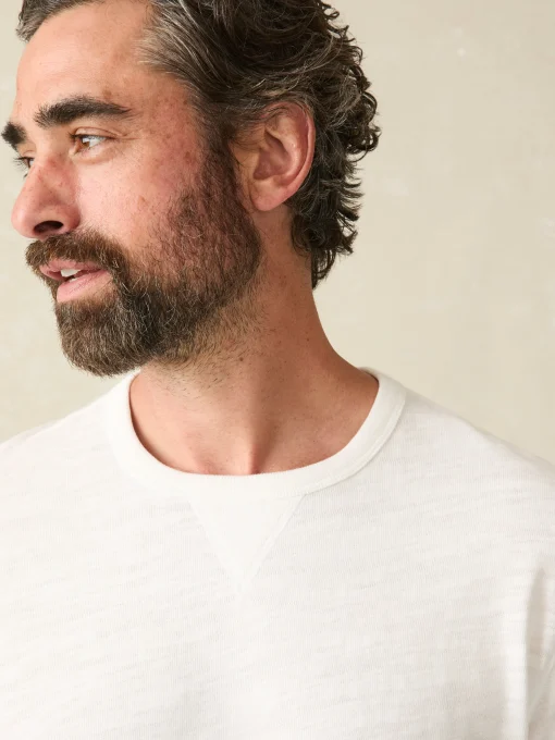 Sale Sunwashed Slub Crew - Hoodies & Sweatshirts|Lounge