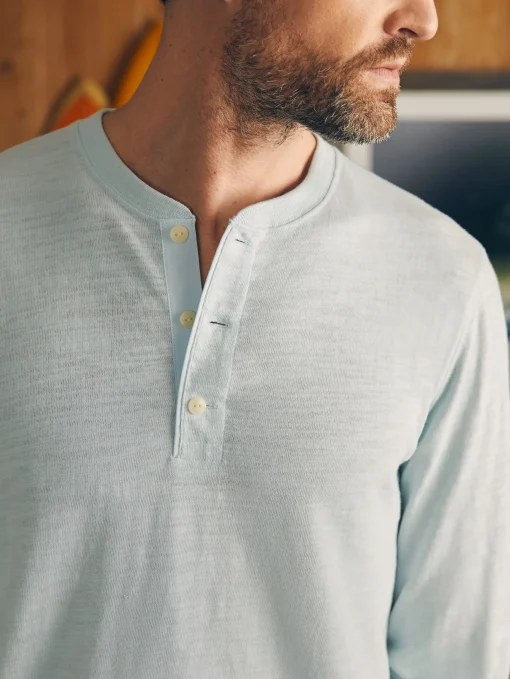 Clearance Sunwashed Slub Henley (Tall) - T-Shirts & Henleys