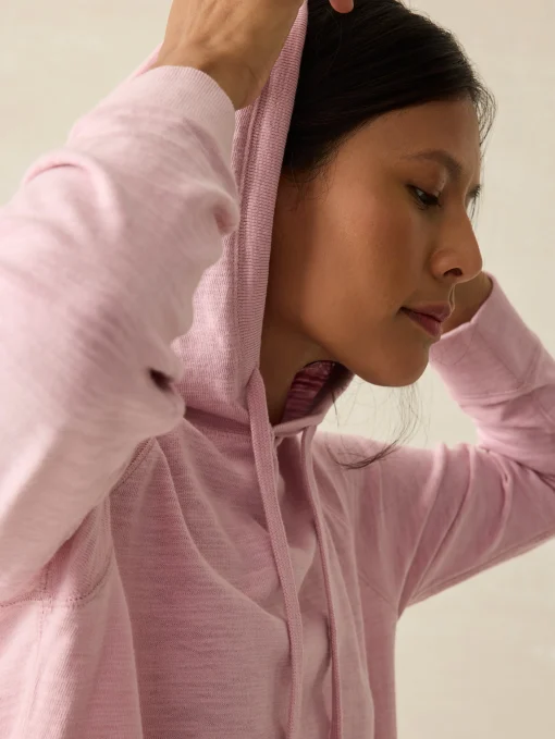 Best Sunwashed Slub Hoodie - Women Hoodies & Sweatshirts