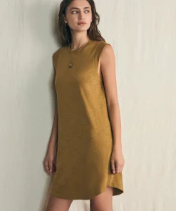 New Sunwashed Slub Muscle Dress - Women Dresses