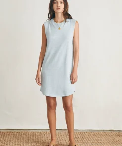 Outlet Sunwashed Slub Muscle Dress - Women Dresses