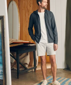 Discount Sunwashed Slub Zip Hoodie - Hoodies & Sweatshirts