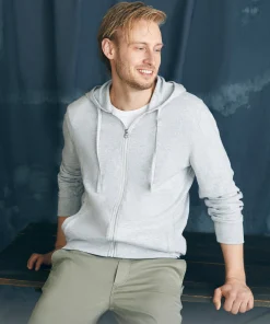 Outlet Sunwashed Slub Zip Hoodie - Hoodies & Sweatshirts