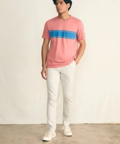Sale Surf Stripe Sunwashed Pocket Tee - T-Shirts & Henleys