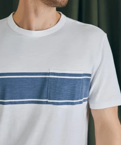 Sale Surf Stripe Sunwashed Pocket Tee - T-Shirts & Henleys