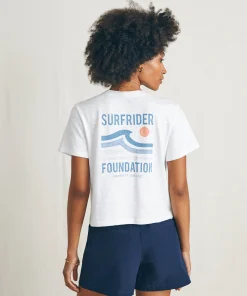 Sale Surfrider Sunwashed Cropped Tee - Women T-Shirts