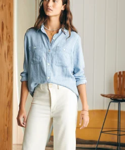 Hot Tried & True Chambray Shirt - Women Shirts & Tops