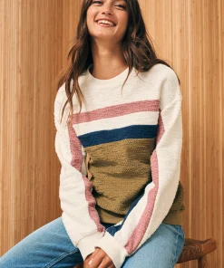 Online Vista Stripe Pullover - Women Hoodies & Sweatshirts