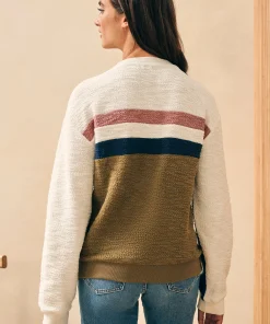 Online Vista Stripe Pullover - Women Hoodies & Sweatshirts