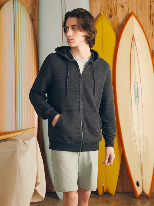 Hot Whitewater Full Zip Hoodie - Hoodies & Sweatshirts|Lounge